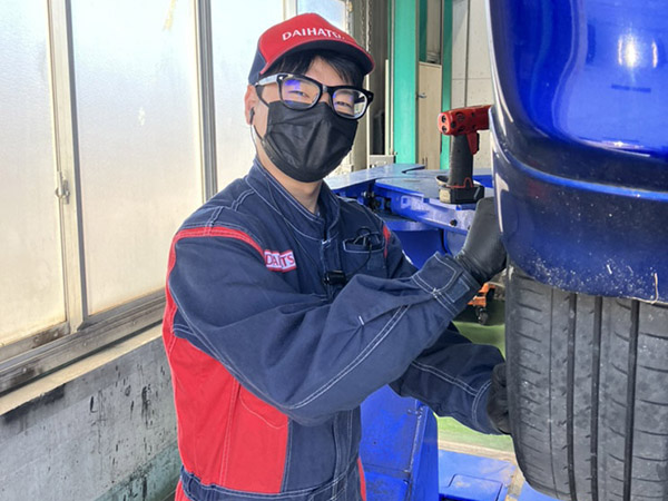 サービス工場の様子